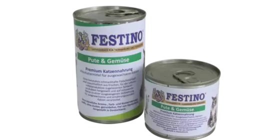 Festino Premium Katzenmenü Feinste Pute mit zartem Gemüse ansehen
